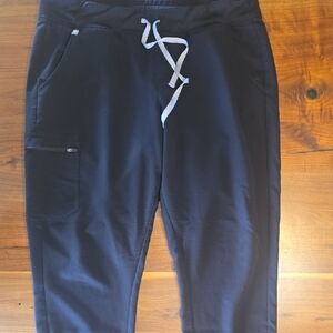Figs Black Zamora Jogger Scrub Pants